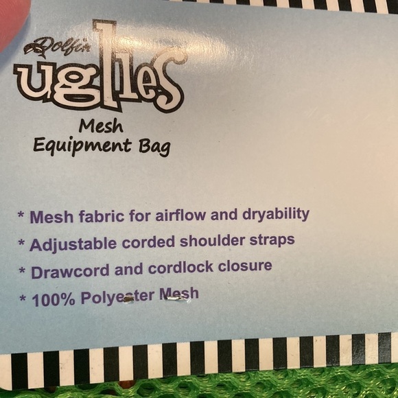 🔥4/$20 🌸NIP DOLFIN UGLIES Mesh Equipment Bag - 19” x 27” - Picture 10 of 11